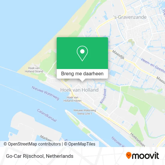 Go-Car Rijschool kaart
