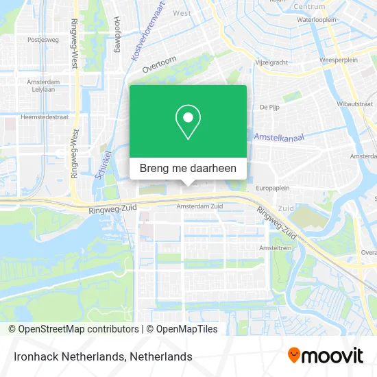 Ironhack Netherlands kaart