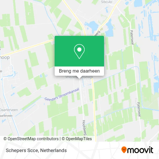 Schepers Scce kaart
