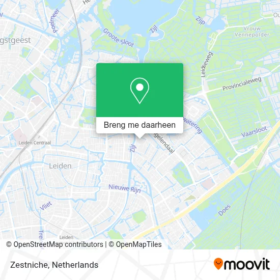 Zestniche kaart