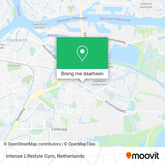 Intense Lifestyle Gym kaart