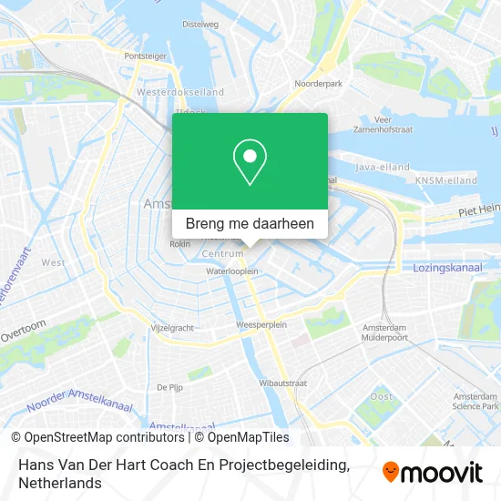 Hans Van Der Hart Coach En Projectbegeleiding kaart
