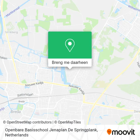 Openbare Basisschool Jenaplan De Springplank kaart