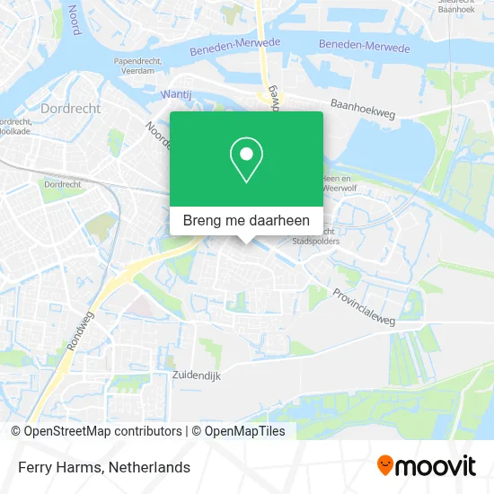 Ferry Harms kaart