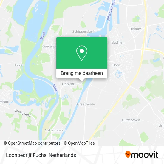 Loonbedrijf Fuchs kaart