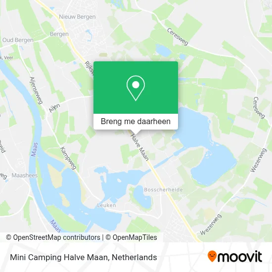 Mini Camping Halve Maan kaart