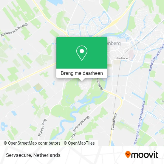 Servsecure kaart