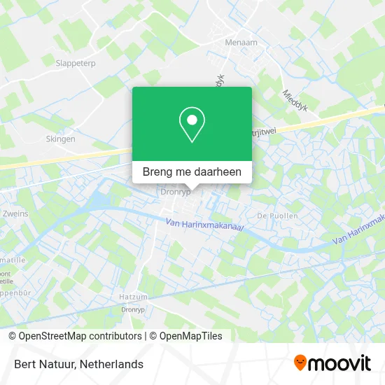 Bert Natuur kaart
