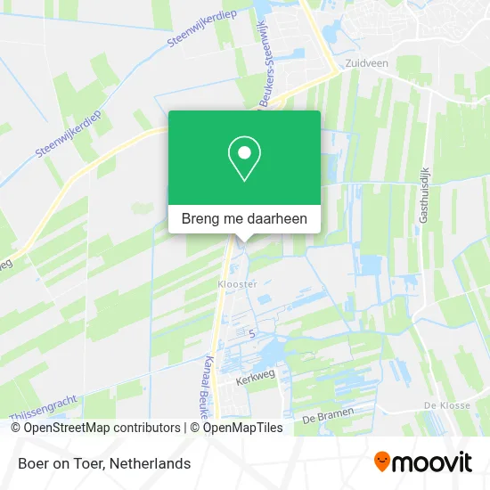 Boer on Toer kaart