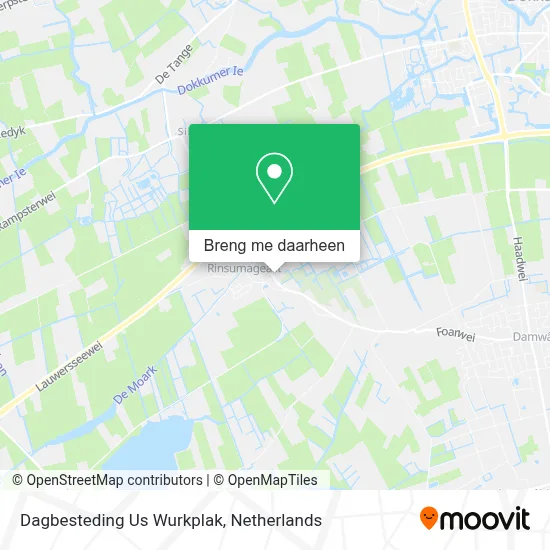 Dagbesteding Us Wurkplak kaart