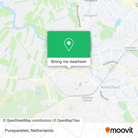 Purepanelen kaart