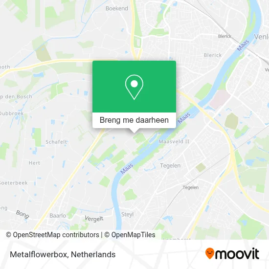 Metalflowerbox kaart
