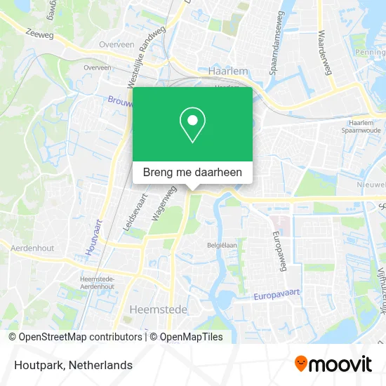 Houtpark kaart