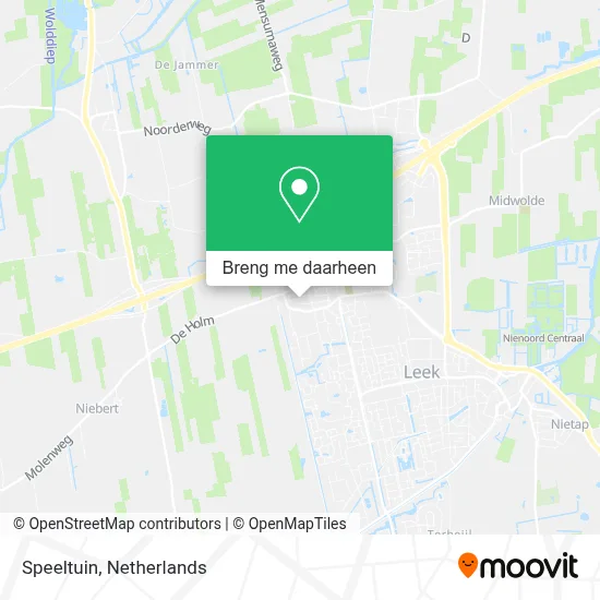 Speeltuin kaart