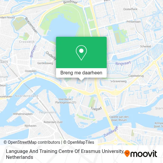 Language And Training Centre Of Erasmus University kaart