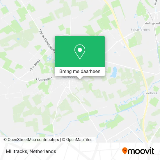 Militracks kaart