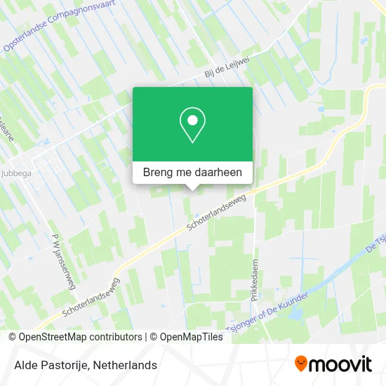 Alde Pastorije kaart