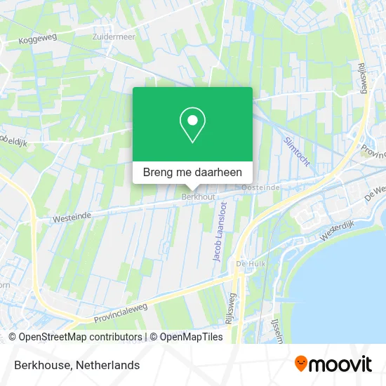 Berkhouse kaart