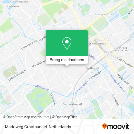 Marktweg  Groothandel kaart