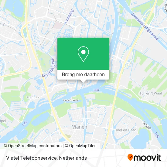 Viatel Telefoonservice kaart
