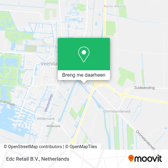 Edc Retail B.V. kaart