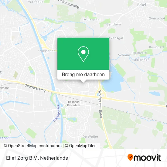 Elief Zorg B.V. kaart