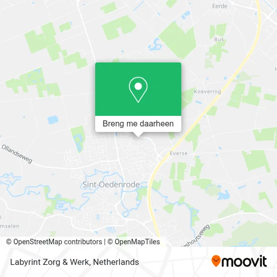 Labyrint Zorg & Werk kaart