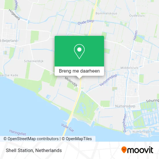 Shell Station kaart