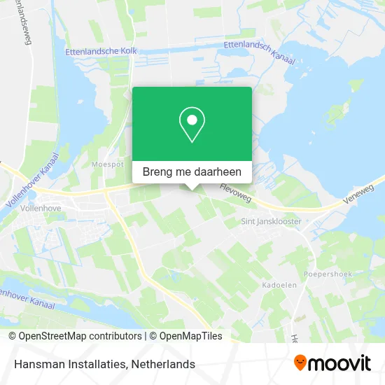Hansman Installaties kaart