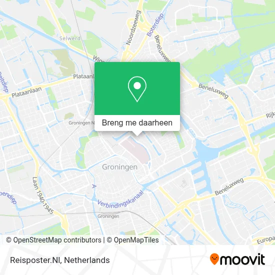Reisposter.Nl kaart