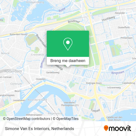 Simone Van Es Interiors kaart