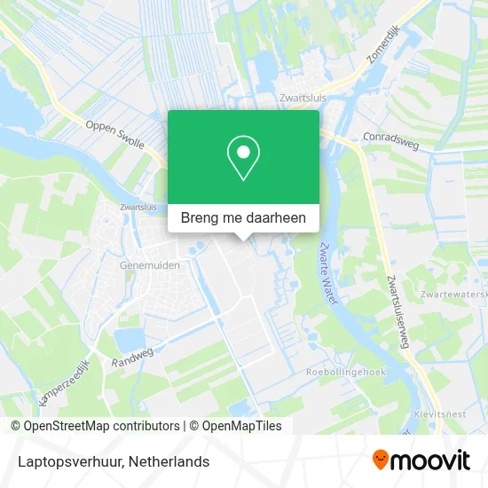 Laptopsverhuur kaart