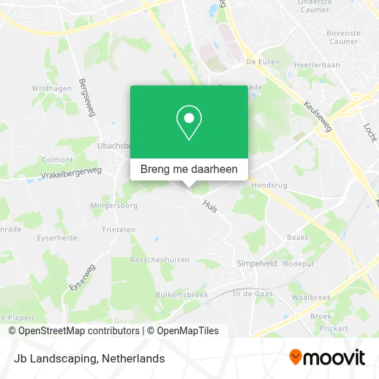 Jb Landscaping kaart