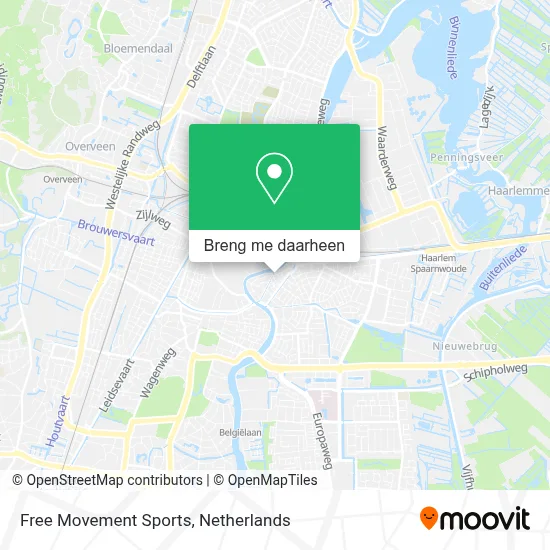 Free Movement Sports kaart