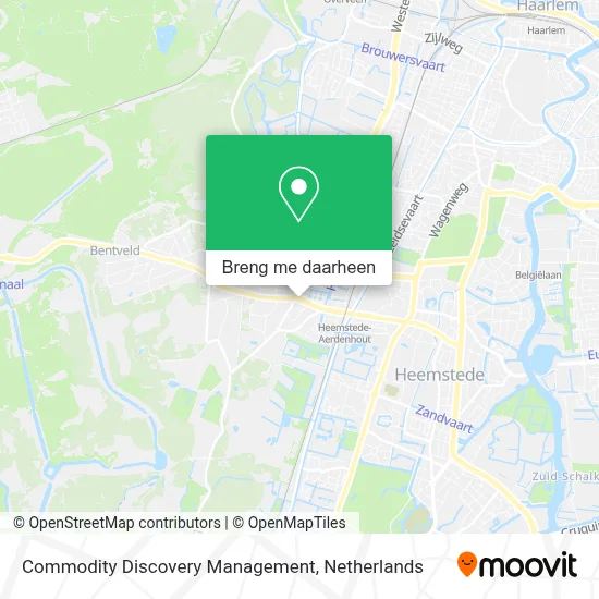 Commodity Discovery Management kaart