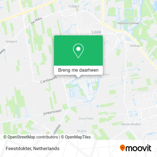 Feestdokter kaart