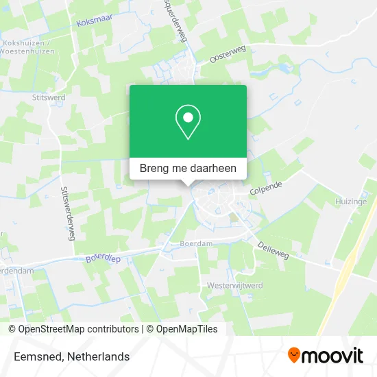 Eemsned kaart