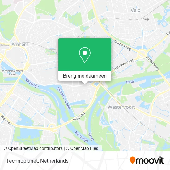Technoplanet kaart