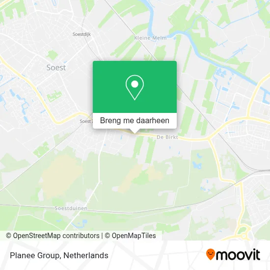 Planee Group kaart