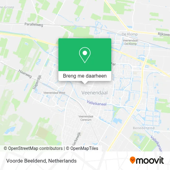 Voorde Beeldend kaart