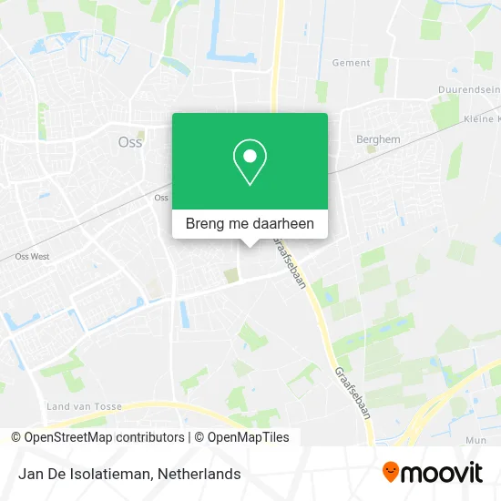 Jan De Isolatieman kaart