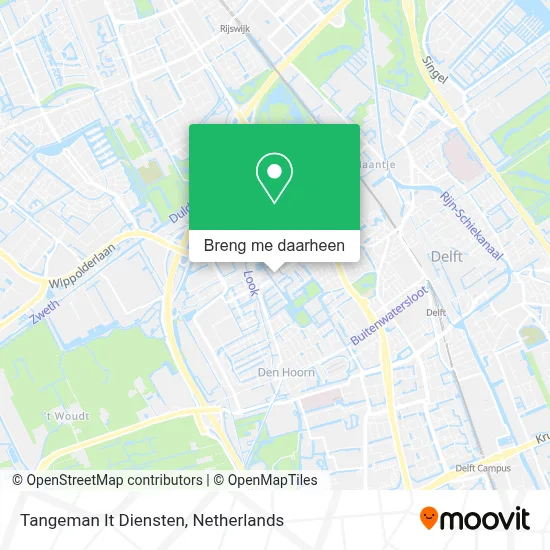 Tangeman It Diensten kaart