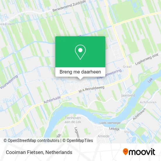 Cooiman Fietsen kaart
