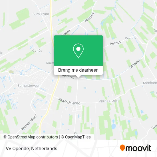 Vv Opende kaart