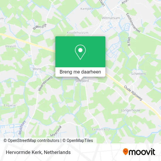 Hervormde Kerk kaart