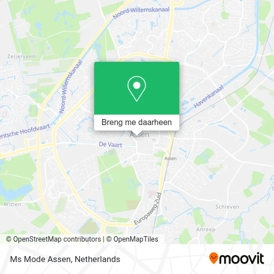 Ms Mode Assen kaart