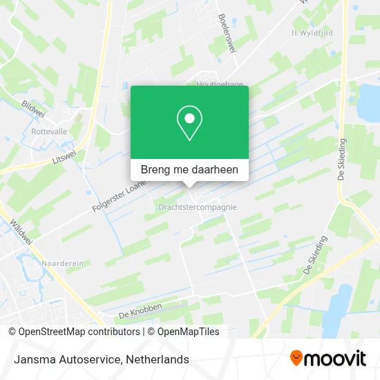Jansma Autoservice kaart