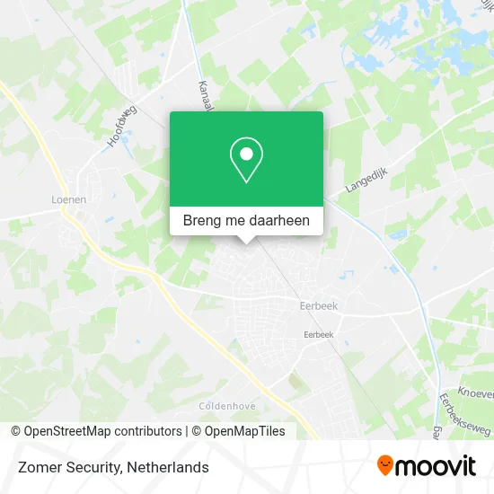 Zomer Security kaart