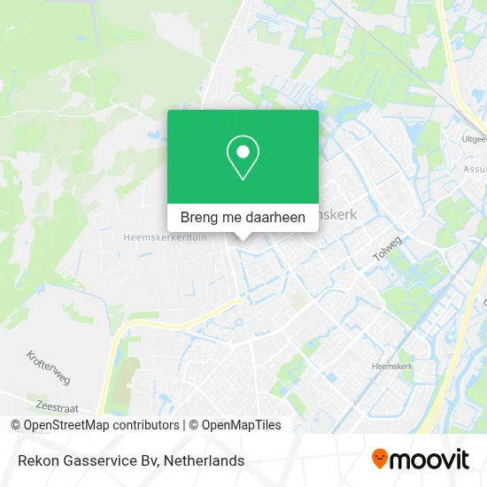Rekon Gasservice Bv kaart