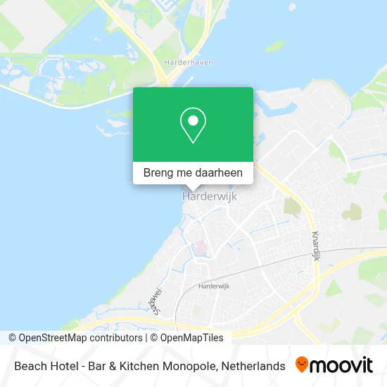 Beach Hotel - Bar & Kitchen Monopole kaart